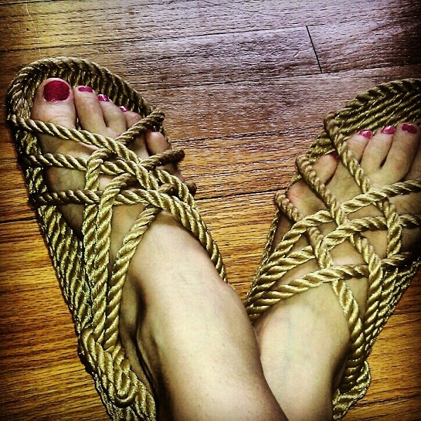 Nomadic State of Mind Rope Sandals Review and Giveaway | Sweep Tight